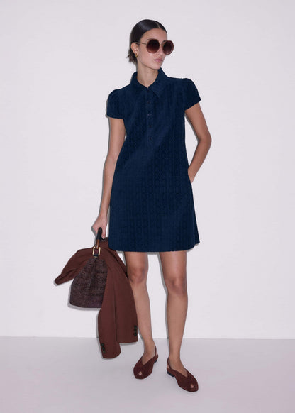 Navy Mini Swing Dress | ME+EM Clothing