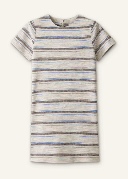 Cream Striped A-Line Mini Dress | ME+EM Clothing