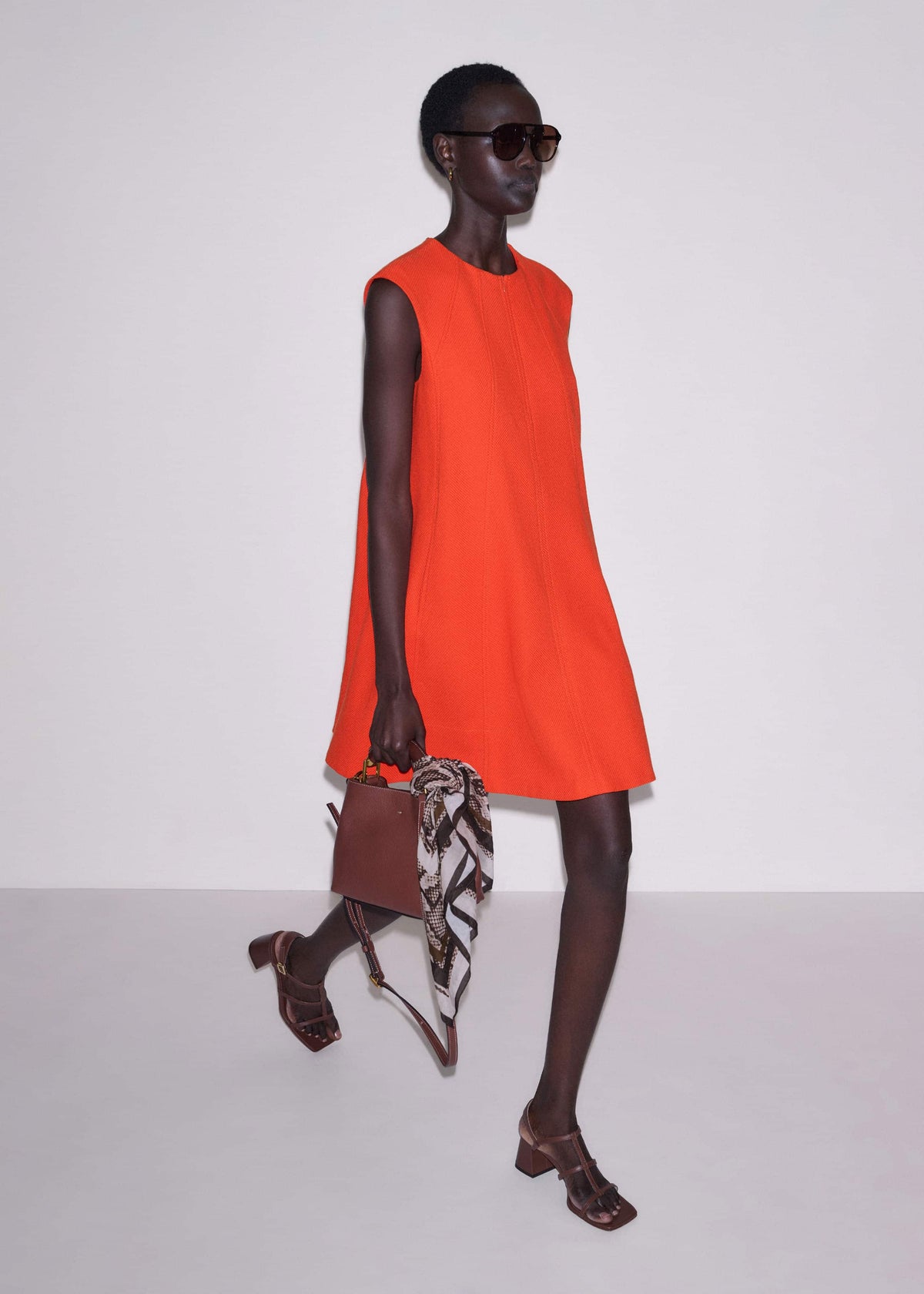 Orange Swing Mini Dress | ME+EM Clothing