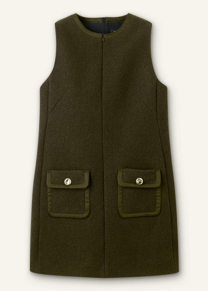 Olive Green Shift Mini Dress | ME+EM Clothing