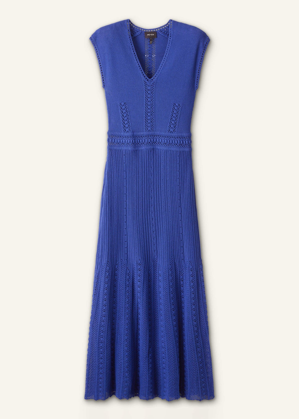Blue Pointelle Maxi Dress | ME+EM Clothing