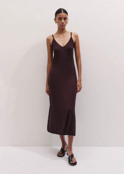 Brown Pointelle Maxi Dress | ME+EM Clothing