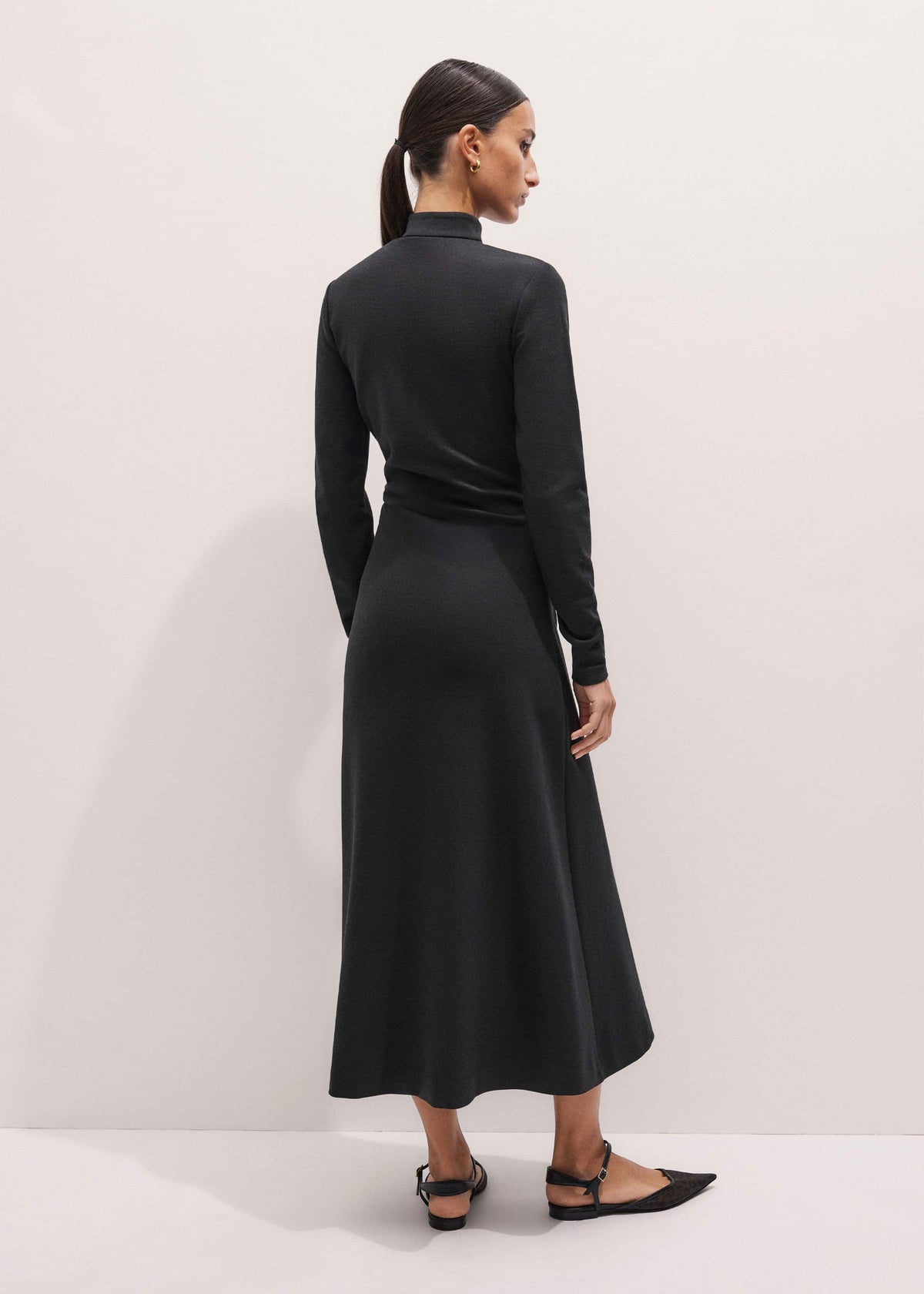 Gray Gathered Maxi Dress | ME+EM Clothing