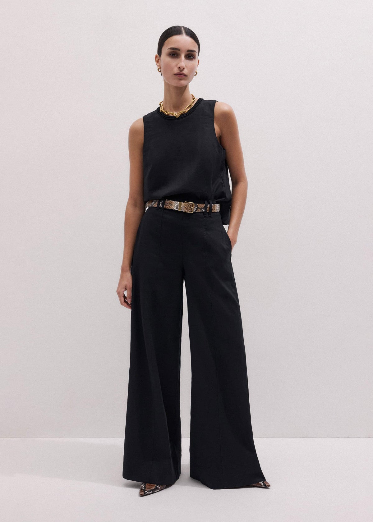Black Wide-Leg Pant | ME+EM Clothing