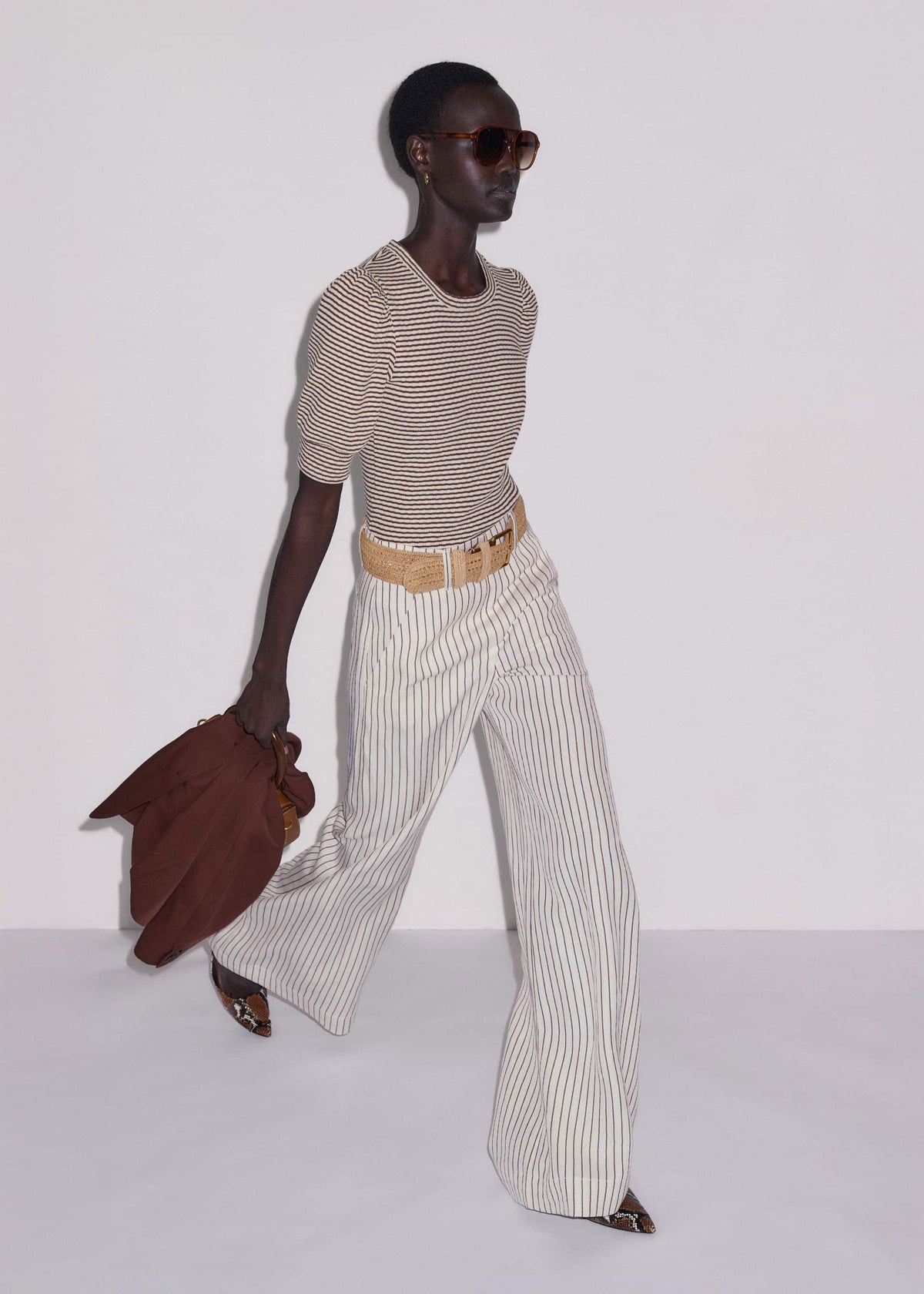 Ivory High Waist Wide Pant | ME+EM Clothing