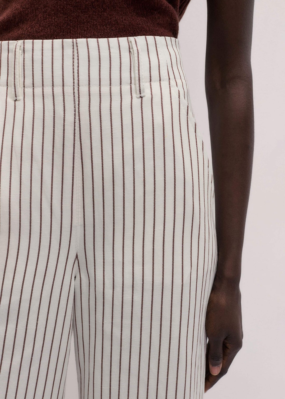 Ivory High Waist Wide Pant | ME+EM Clothing