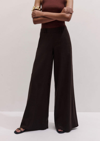 Brown Wide-Leg Pant | ME+EM Clothing