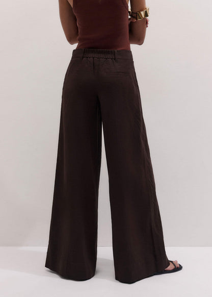 Brown Wide-Leg Pant | ME+EM Clothing