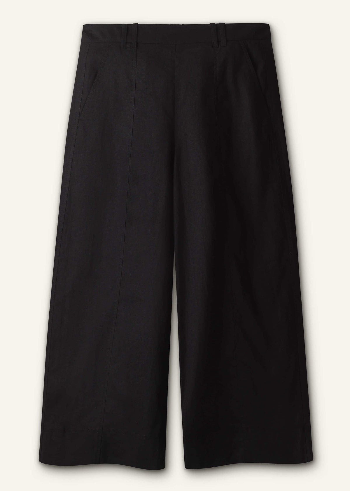 Brown Crop Wide-Leg Pant | ME+EM Clothing