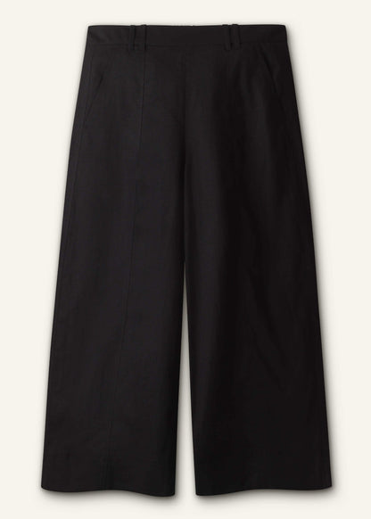 Brown Crop Wide-Leg Pant | ME+EM Clothing