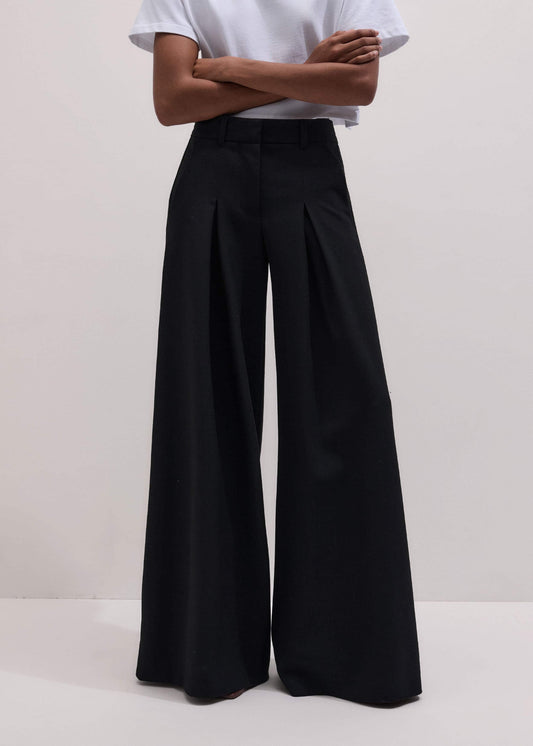 Black Very Wide-Leg Pant | ME+EM Clothing