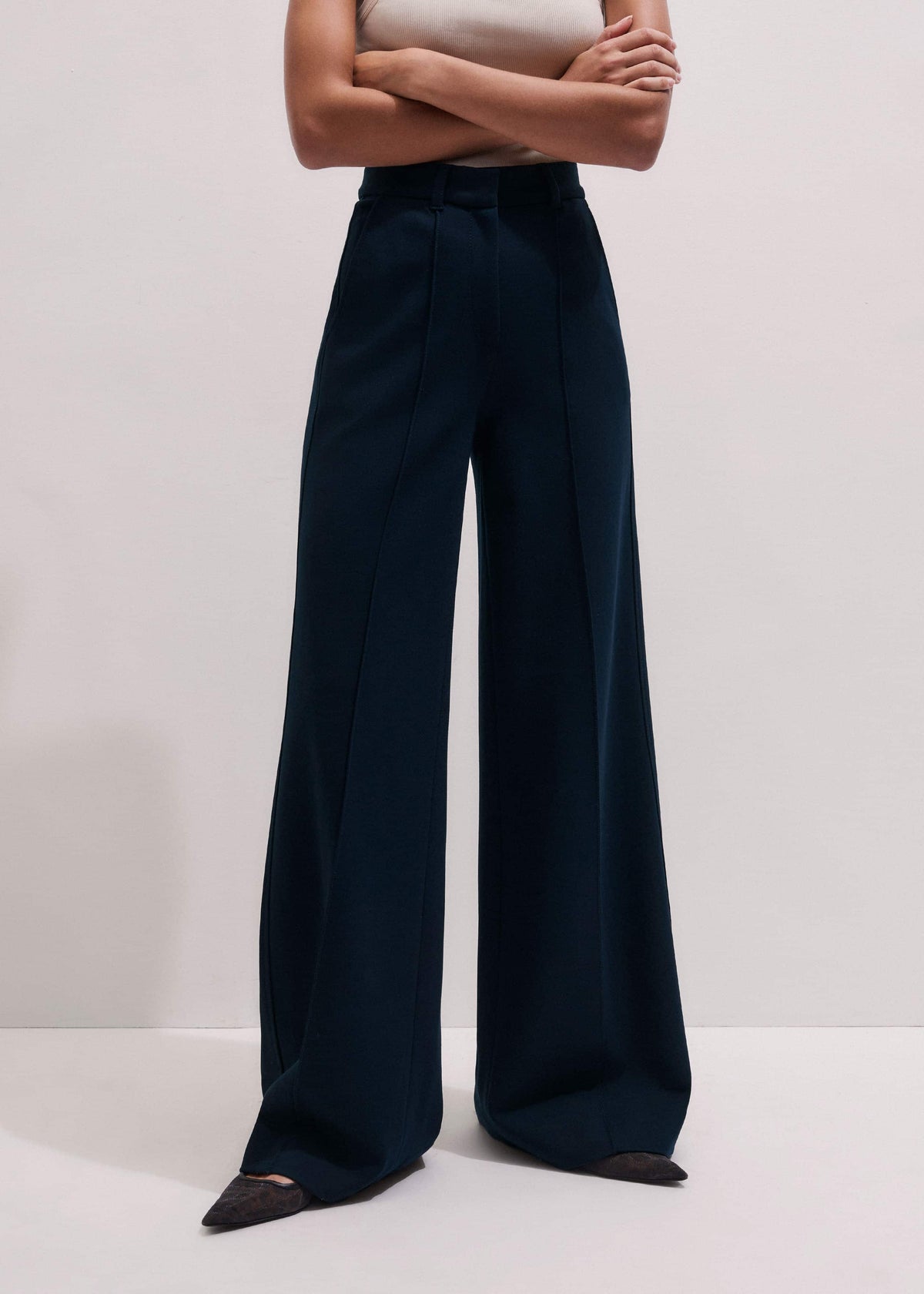 Navy Luxe Travel Tailoring Man Pant | ME+EM Clothing