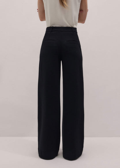 Black Luxe Travel Tailoring Man Pant | ME+EM Clothing