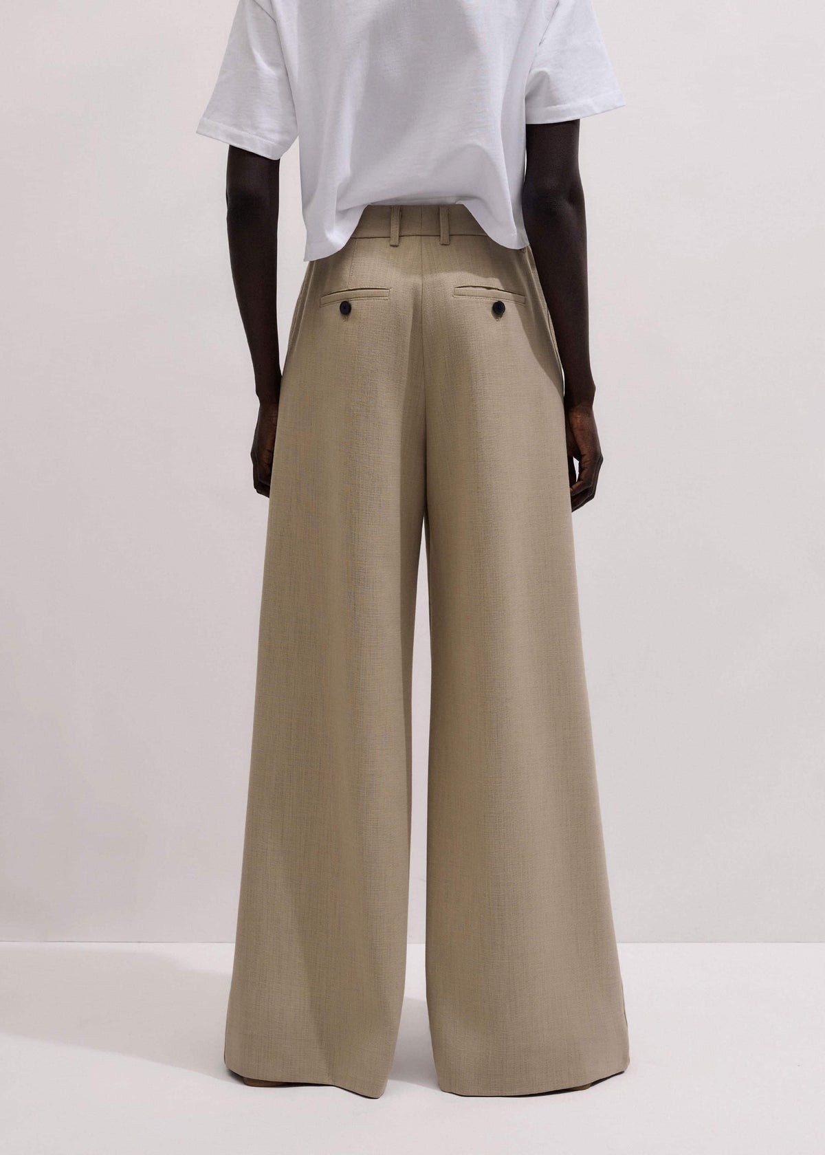 Sand Very Wide-Leg Pant | ME+EM Clothing