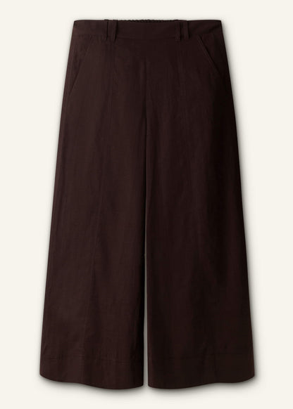Black Crop Wide-Leg Pant | ME+EM Clothing