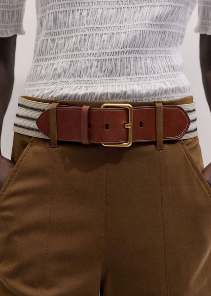 Brown Wide Crop Pant | ME+EM Clothing