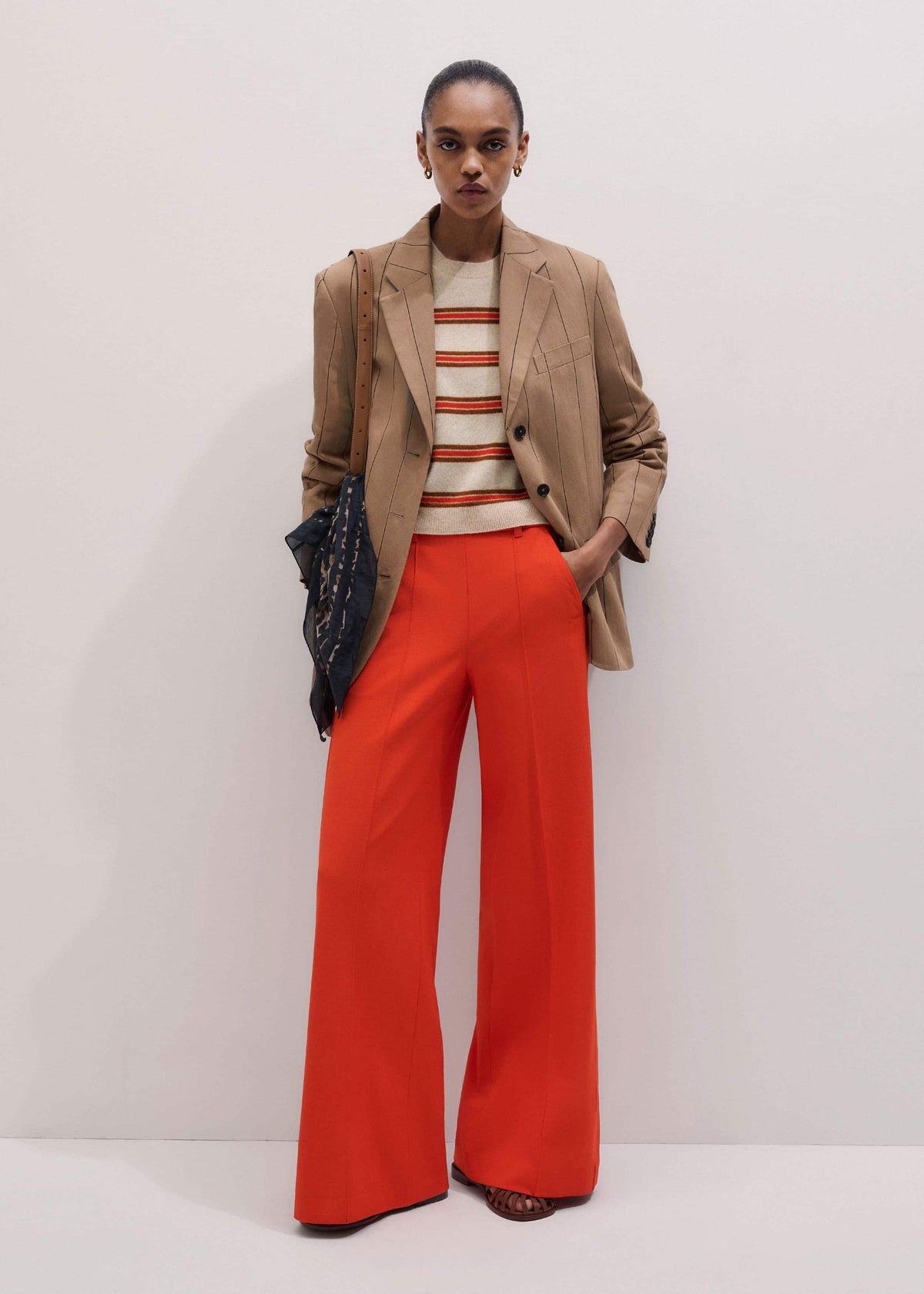 Orange Forever Wide-Leg Pant | ME+EM Clothing