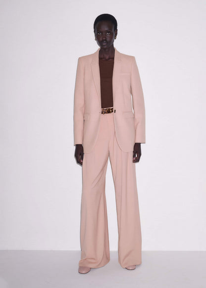 Pink Pleat Wide-Leg Pant | ME+EM Clothing