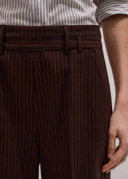 Cinnamon Pinstripe Wide-Leg Pant | ME+EM Clothing