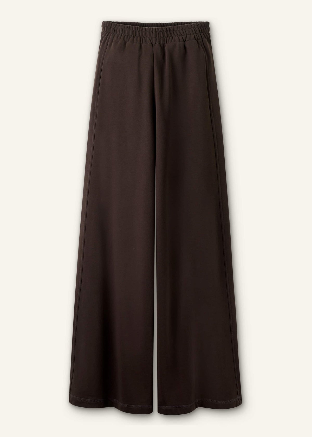 Brown Sweatshirt Wide-Leg Track Pant | ME+EM Clothing