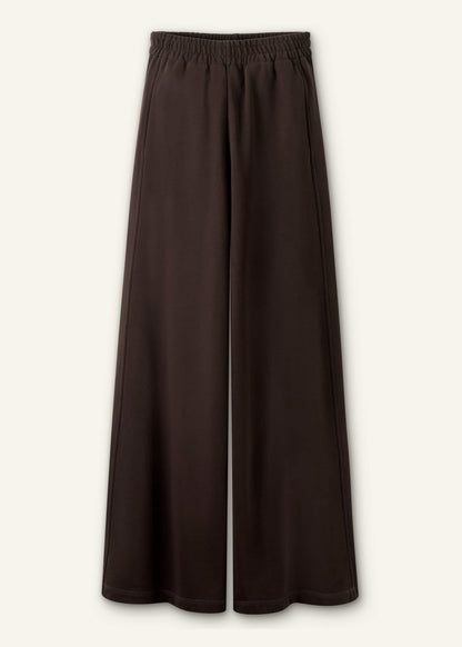 Brown Sweatshirt Wide-Leg Track Pant | ME+EM Clothing
