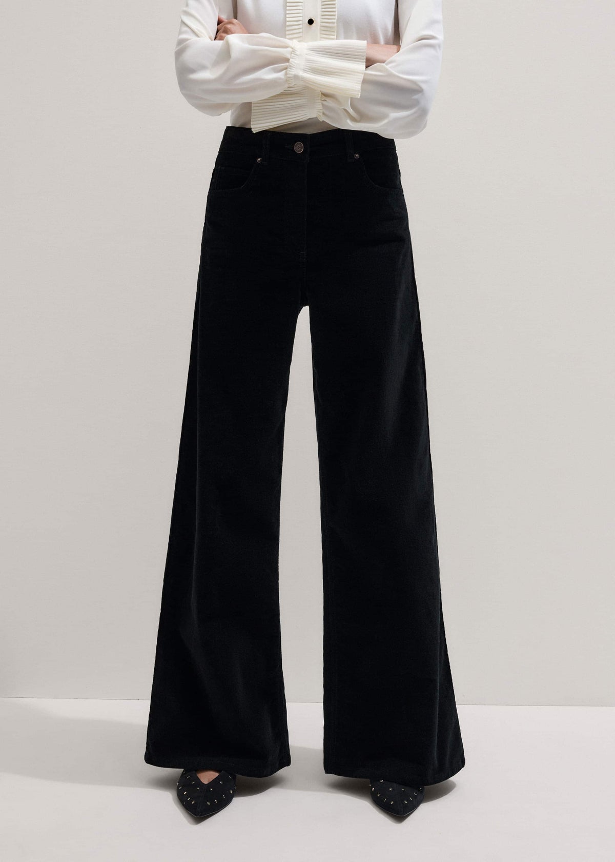 Black Ultimate Wide-Leg Pant | ME+EM Clothing