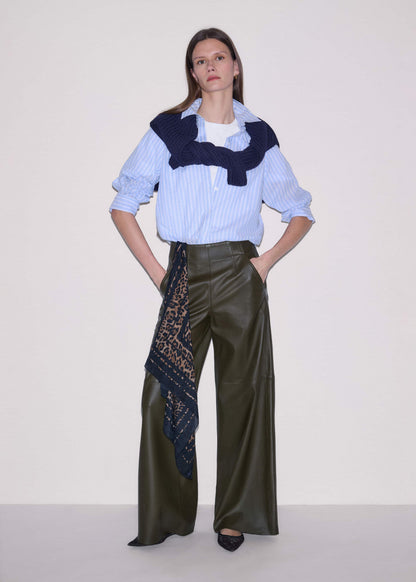 Olive Green Wide-Leg Pant | ME+EM Clothing
