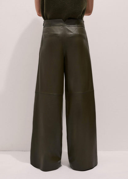 Olive Green Wide-Leg Pant | ME+EM Clothing