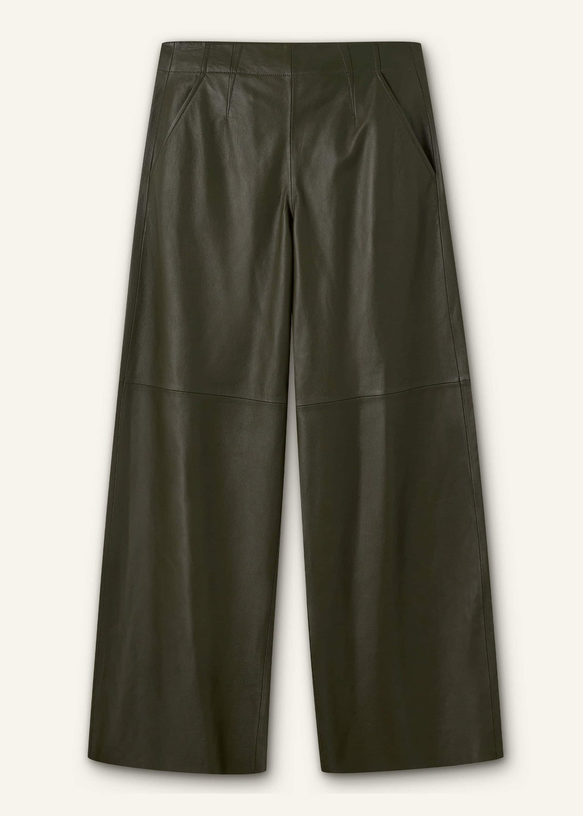 Olive Green Wide-Leg Pant | ME+EM Clothing