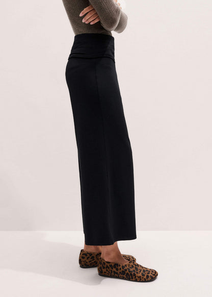 Black Icon Crop Palazzo Pant | ME+EM Clothing