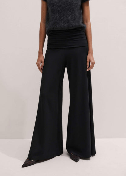 Black Super Wide Palazzo Pant | ME+EM Clothing