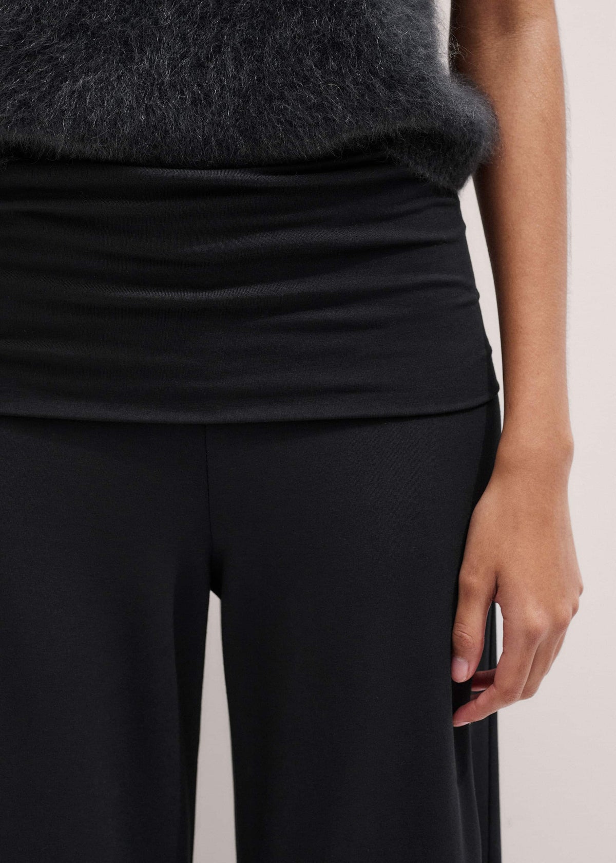 Black Super Wide Palazzo Pant | ME+EM Clothing