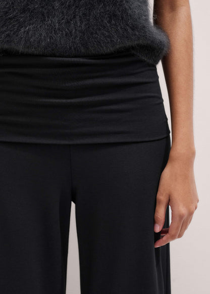Black Super Wide Palazzo Pant | ME+EM Clothing