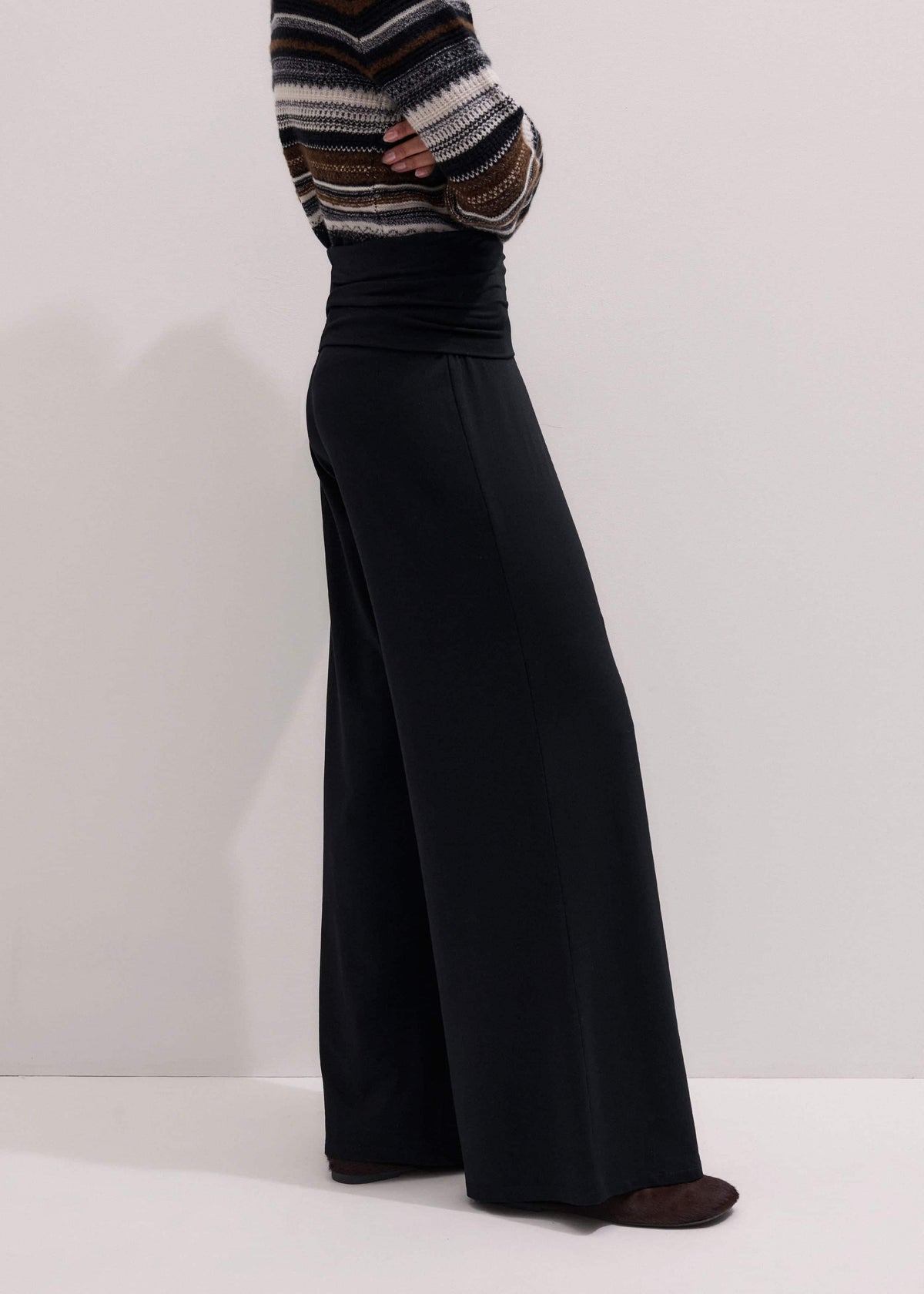 Black Icon Palazzo Pant | ME+EM Clothing