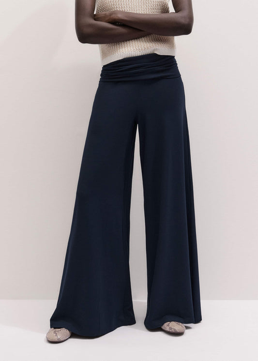 Navy Super Wide Palazzo Pant | ME+EM Clothing