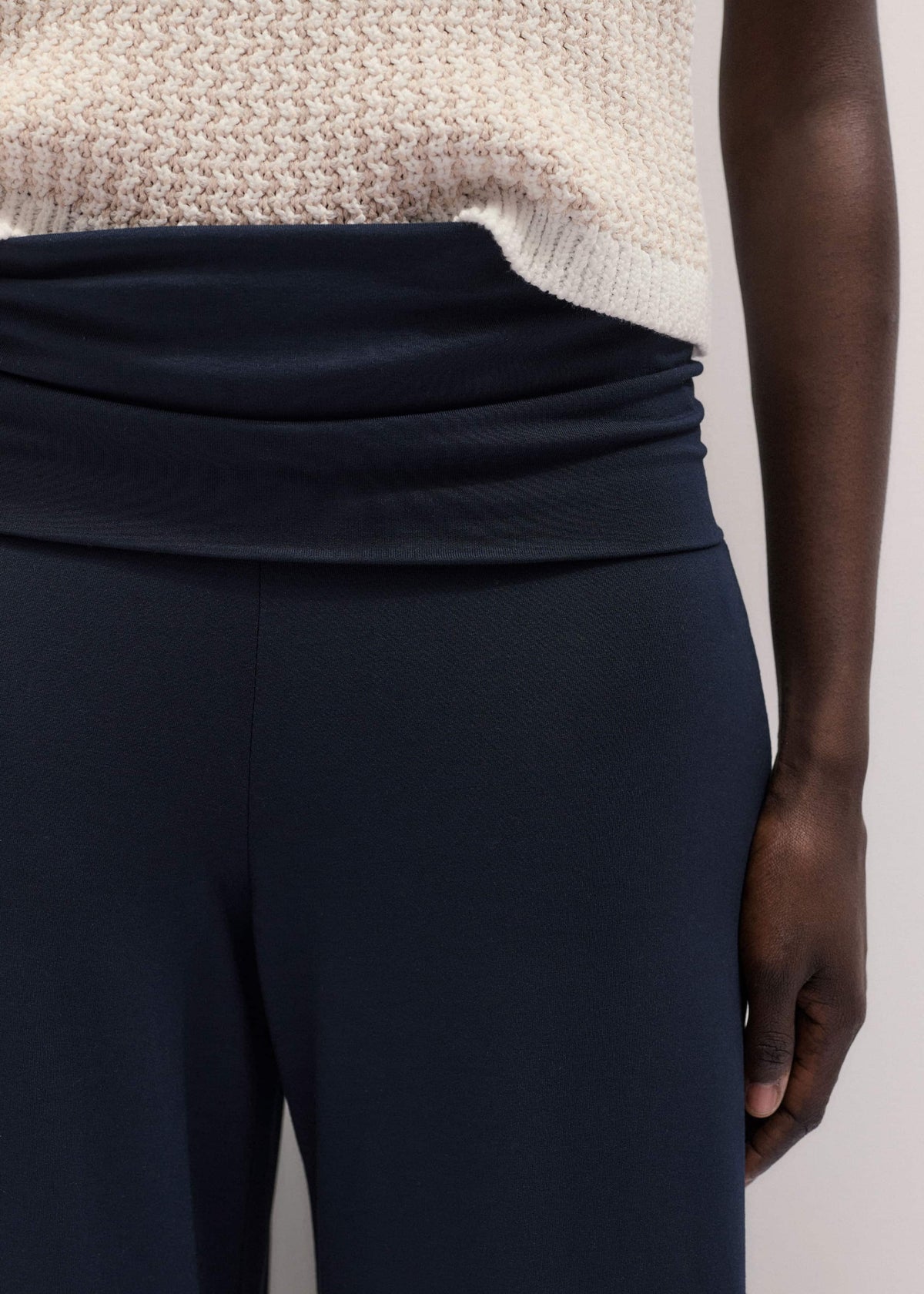 Navy Super Wide Palazzo Pant | ME+EM Clothing