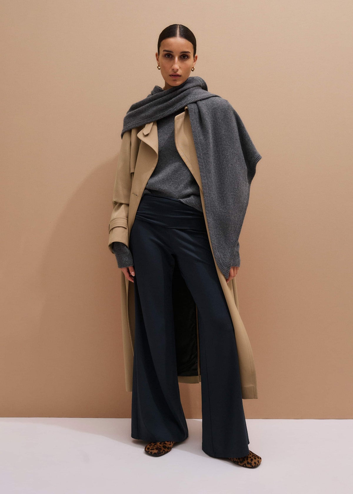 Navy Icon Palazzo Pant | ME+EM Clothing