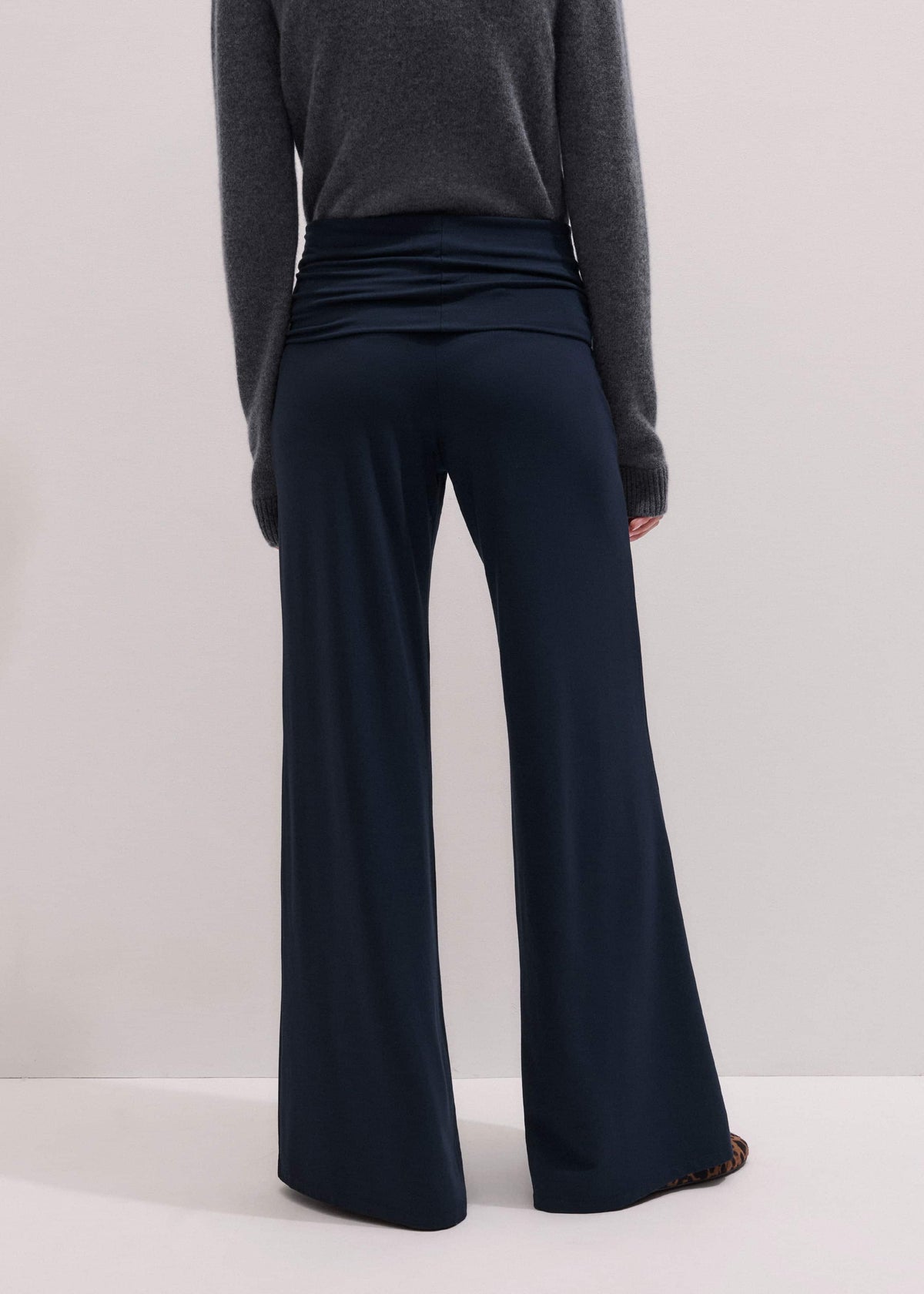 Navy Icon Palazzo Pant | ME+EM Clothing