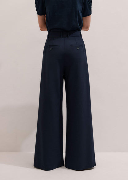 Navy Ultimate Very Wide-Leg Pant | ME+EM Clothing