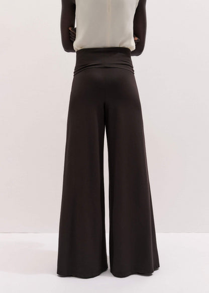 Brown Super Wide Palazzo Pant | ME+EM Clothing