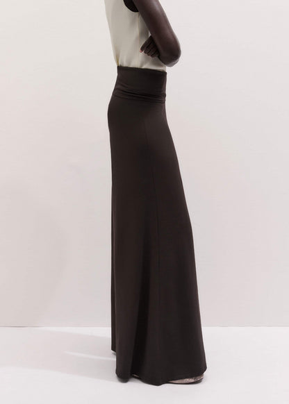 Brown Super Wide Palazzo Pant | ME+EM Clothing
