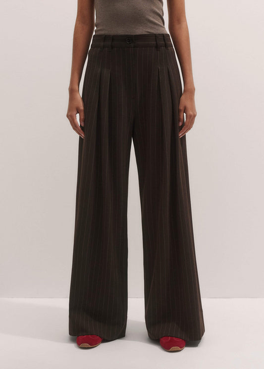 Brown Wide-Leg Pant | ME+EM Clothing