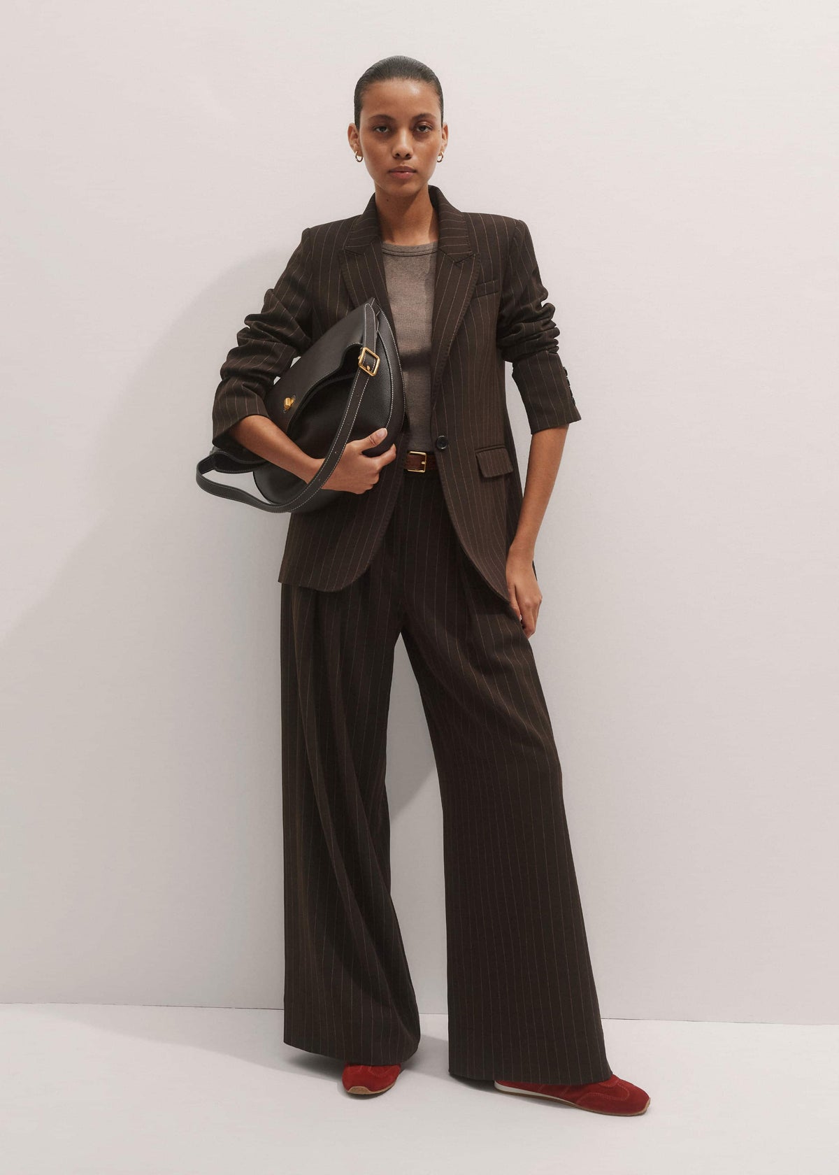 Brown Wide-Leg Pant | ME+EM Clothing