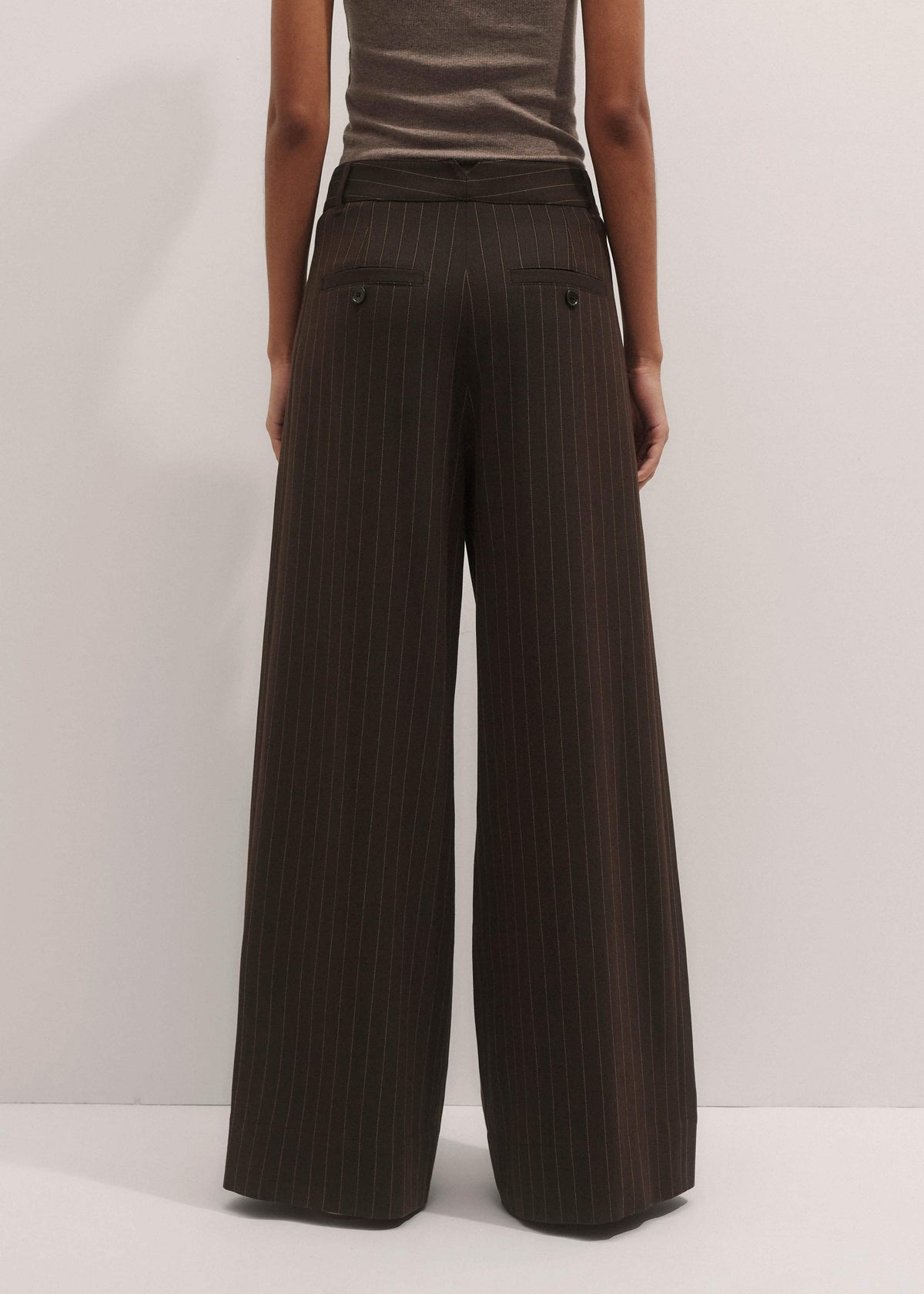Brown Wide-Leg Pant | ME+EM Clothing