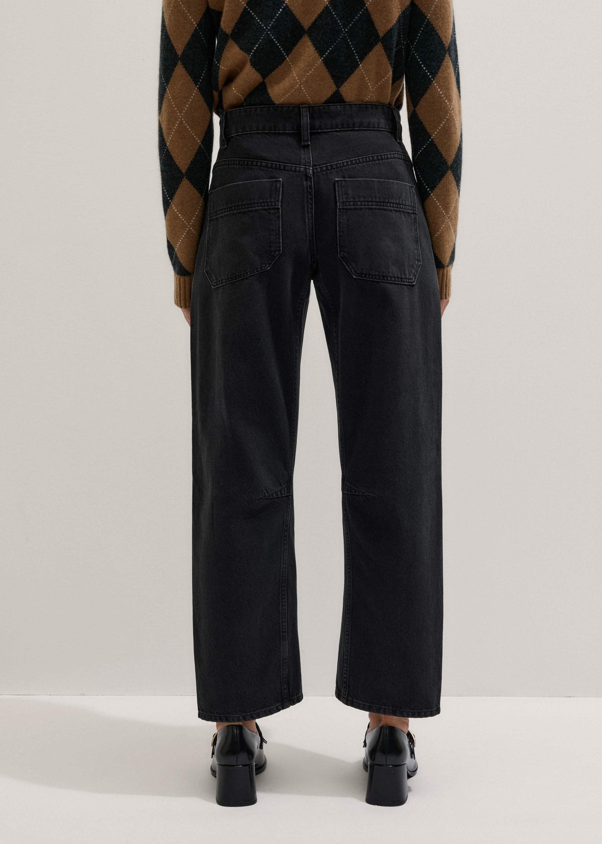 Black Patch Pocket Engineered Jean | ME+EM Clothing