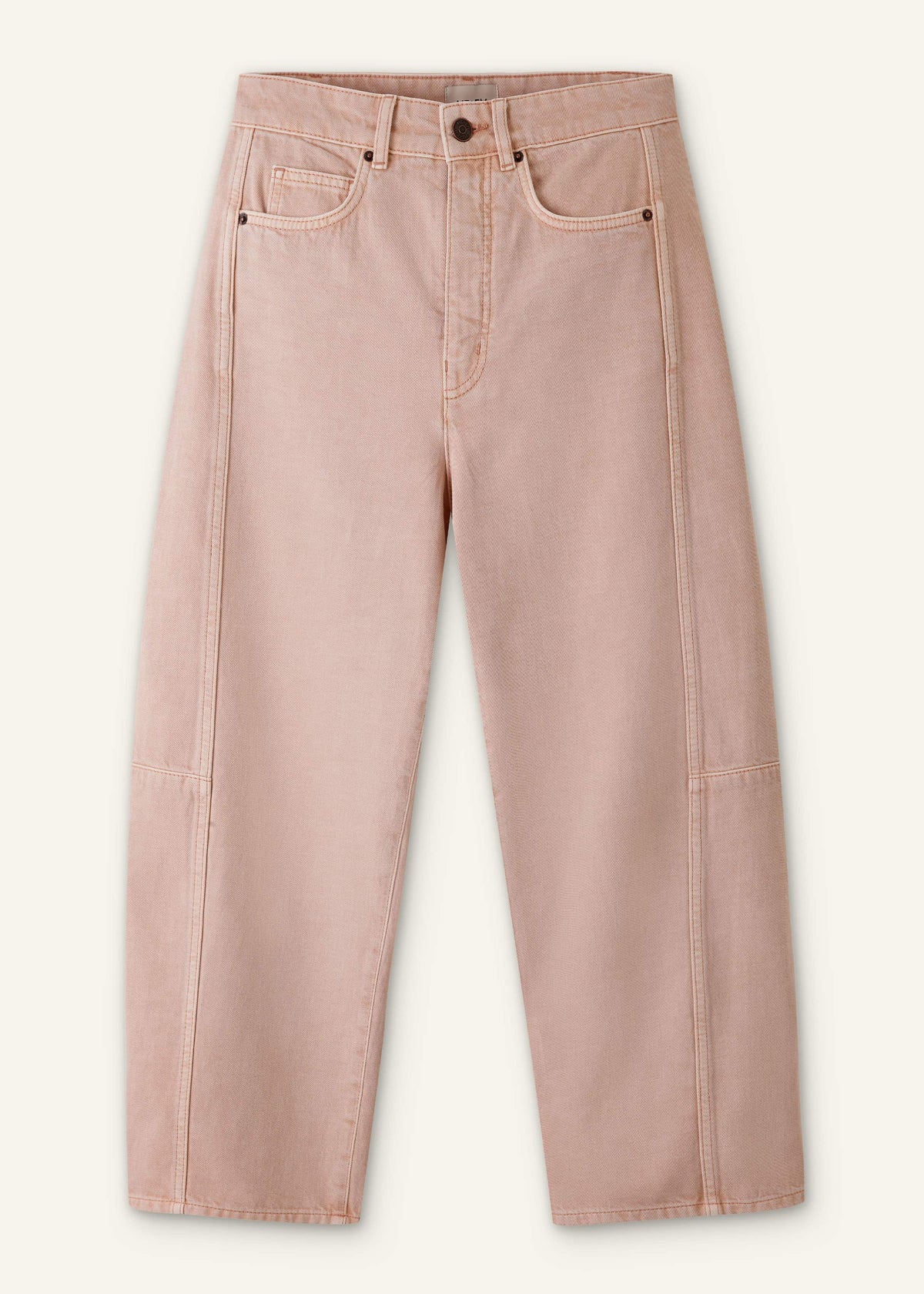 Pink Exaggerated Crop Jean | ME+EM Clothing