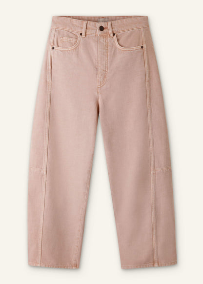 Pink Exaggerated Crop Jean | ME+EM Clothing