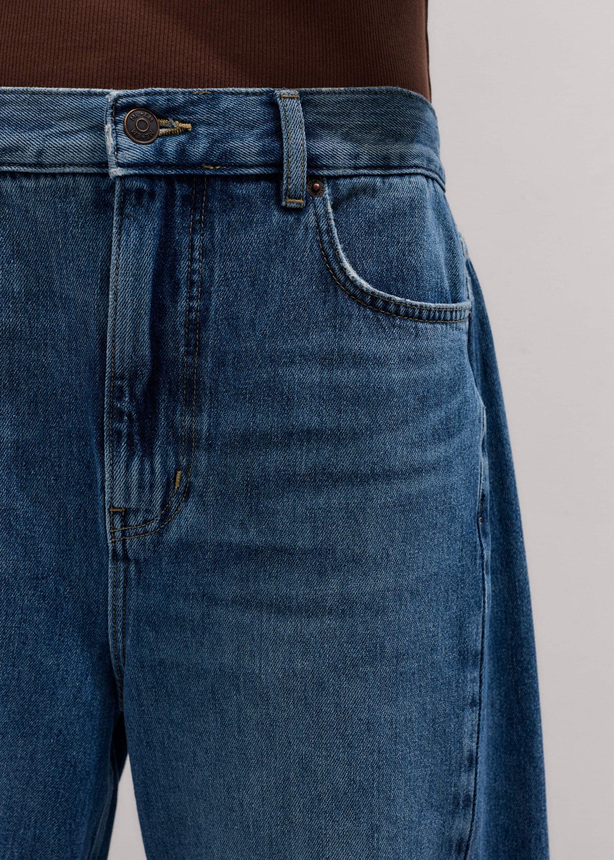 Blue Engineered Barrel Jean | ME+EM Clothing