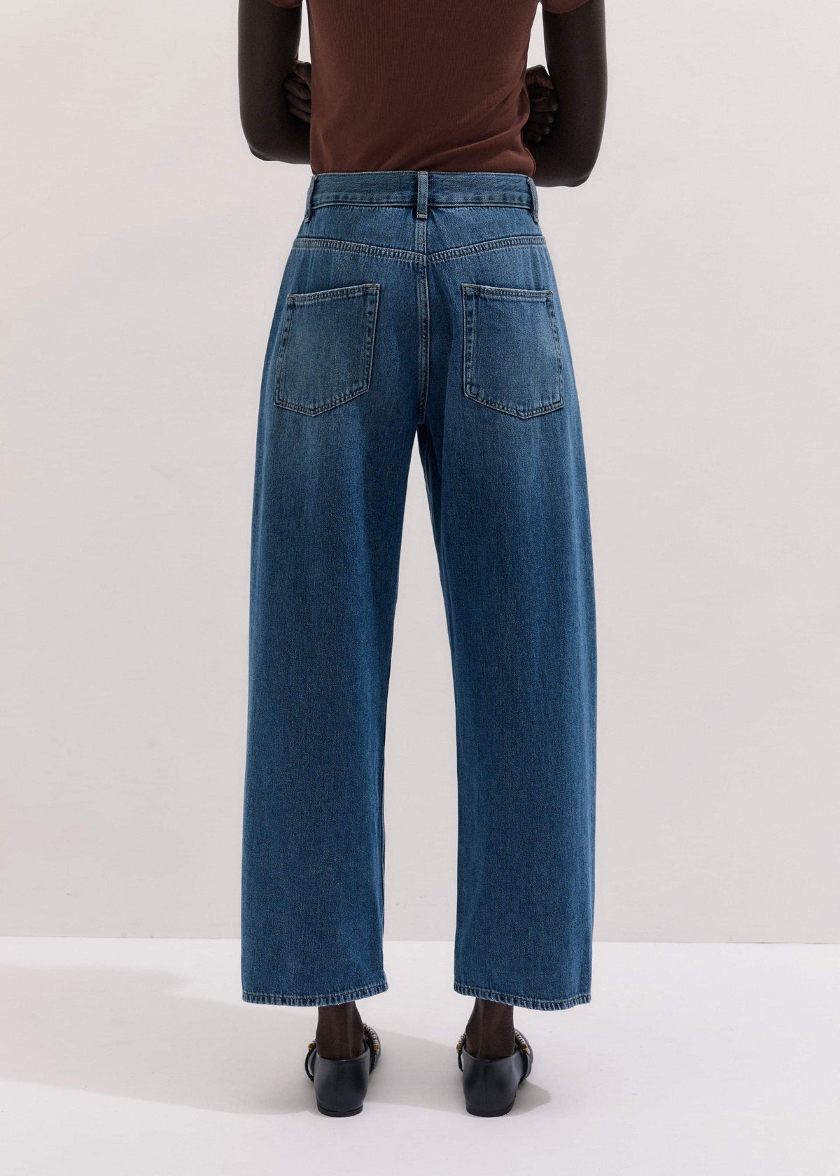 Blue Engineered Barrel Jean | ME+EM Clothing