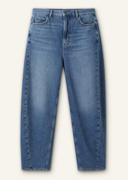 Blue Engineered Barrel Jean | ME+EM Clothing